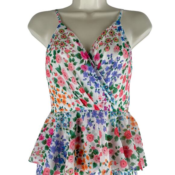 Yumi Kim Kaia Floral Printed Ruffle Maxi Dress Kingston Garden Size 2 - Picture 5 of 12